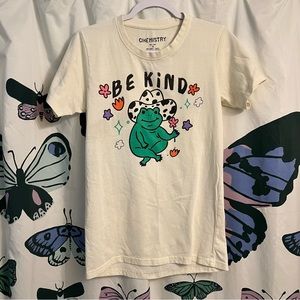 Be kind frog tee
